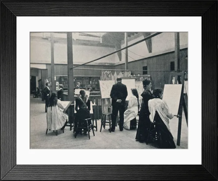 Framed Print : The Glasgow School of Art, The Museum, c1900 Framed Print : The Glasgow School of Art, The Museum, c1900