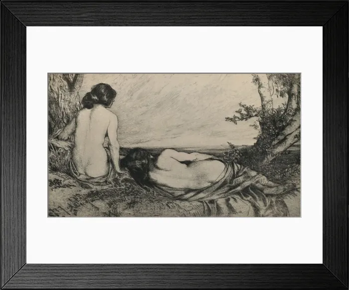 Framed Print : Nymphs by the Sea, 1905. Artist: Charles Holroyd Framed Print : Nymphs by the Sea, 1905. Artist: Charles Holroyd