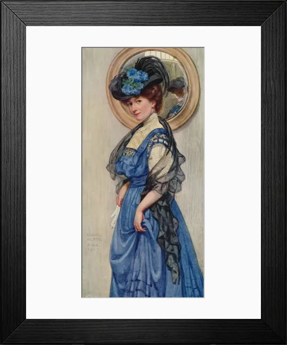 Framed Print : My Wife, 1907. Artist: Hugh Lionel Heath Framed Print : My Wife, 1907. Artist: Hugh Lionel Heath