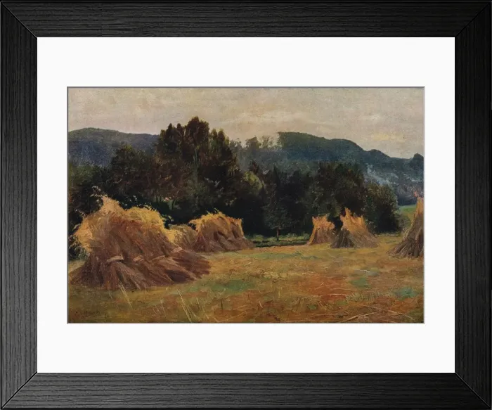 Framed Print : The Vale of Meifod, 1873. Artist: Cecil Gordon Lawson Framed Print : The Vale of Meifod, 1873. Artist: Cecil Gordon Lawson