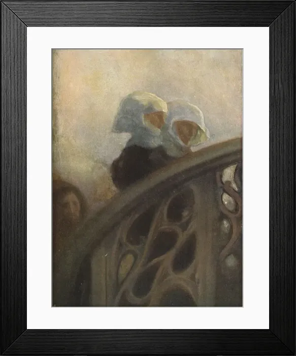 Framed Print : A Study of Nuns, c1896. Artist: Gaston la Touche Framed Print : A Study of Nuns, c1896. Artist: Gaston la Touche
