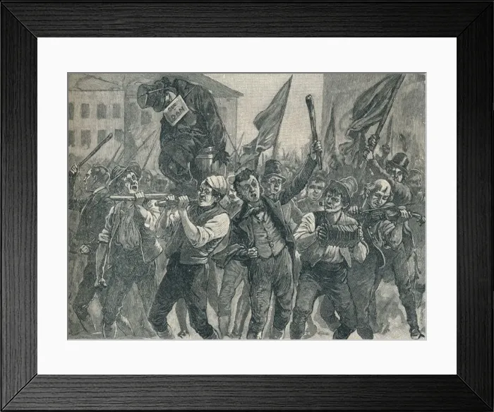 Framed Print : Scene in the Belfast riots, 19th century (1906) Framed Print : Scene in the Belfast riots, 19th century (1906)