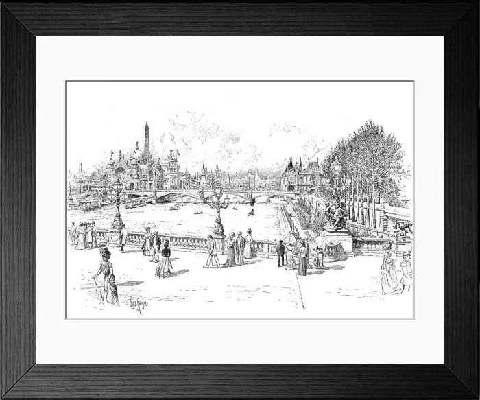 Framed Print : The Paris Exhibition of 1900 (1906) Framed Print : The Paris Exhibition of 1900 (1906)