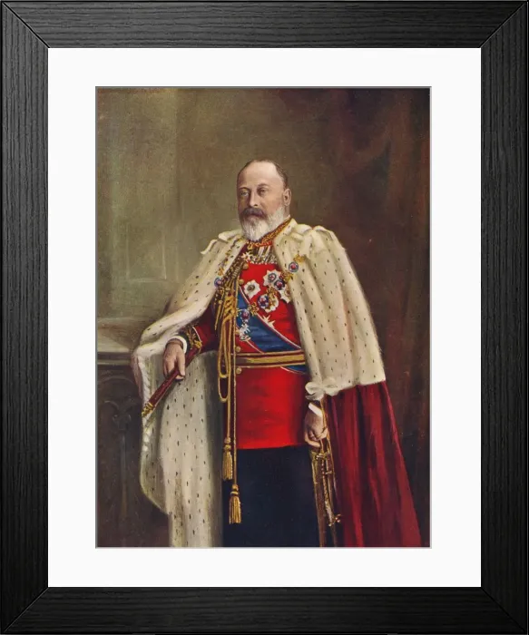 Framed Print : King Edward VII, 1906 Framed Print : King Edward VII, 1906