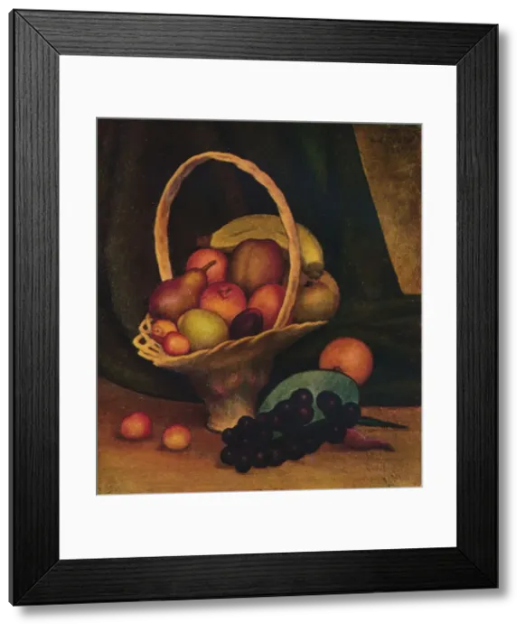 Framed Print : Basket of Fruit, c1922. Artist: Mark Gertler Framed Print : Basket of Fruit, c1922. Artist: Mark Gertler