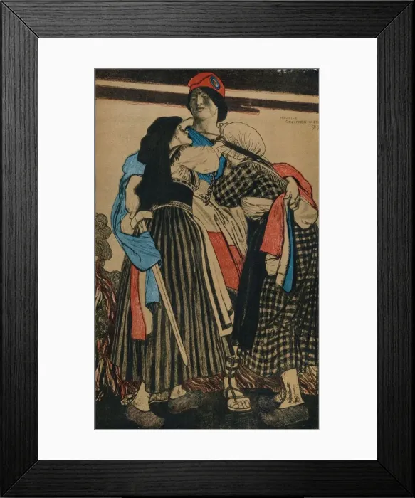 Framed Print : The Restoration of Alsace-Lorraine To France, 1917. Artist: Maurice Greiffenhagen Framed Print : The Restoration of Alsace-Lorraine To France, 1917. Artist: Maurice Greiffenhagen