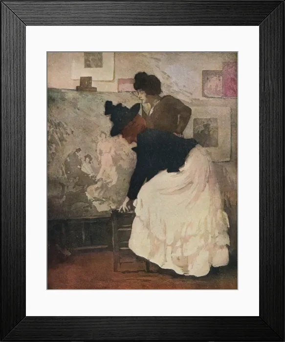Framed Print : The Critics, c1902. Artist: Manuel Robbe Framed Print : The Critics, c1902. Artist: Manuel Robbe