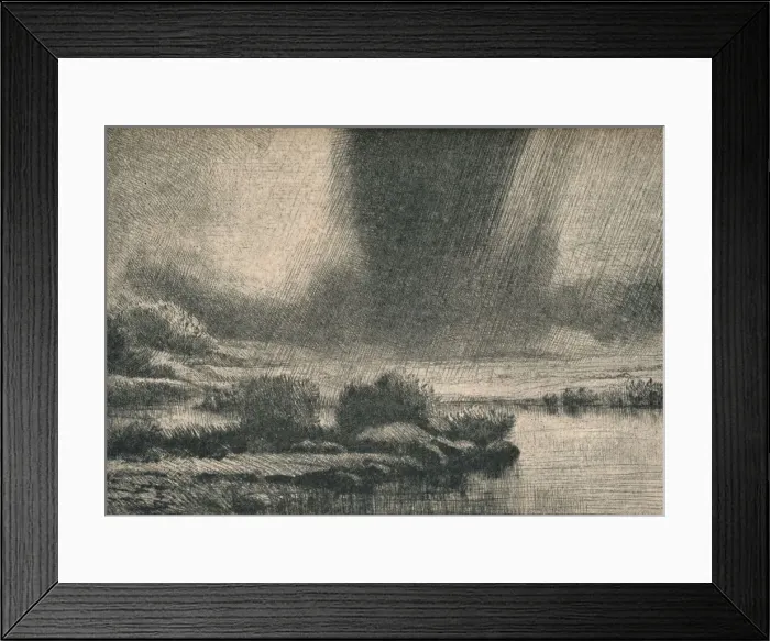 Framed Print : The Storm, c1890. Artist: Alphonse Legros Framed Print : The Storm, c1890. Artist: Alphonse Legros