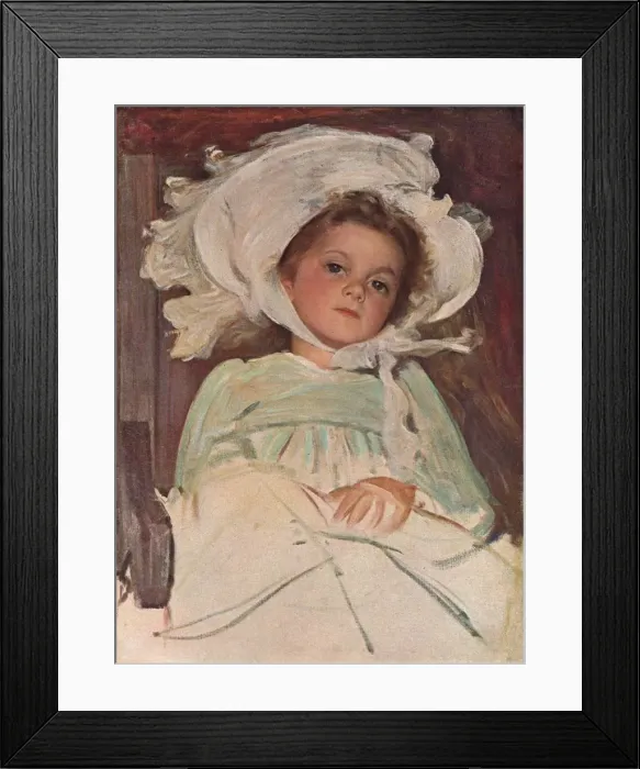 Framed Print : Portrait Study, c1906. Artist: John Henry Frederick Bacon Framed Print : Portrait Study, c1906. Artist: John Henry Frederick Bacon