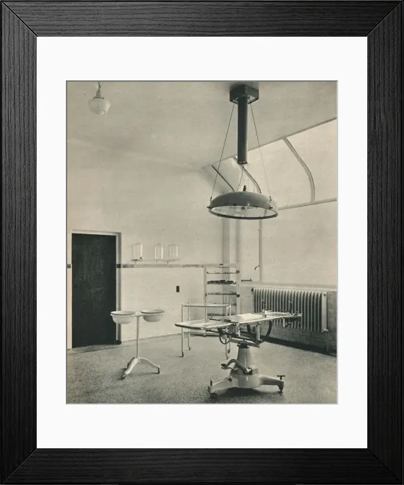 Framed Print : Operating Theatre, Princess Louise Kensington Hospital for Children. Architects, George Lansdown Framed Print : Operating Theatre, Princess Louise Kensington Hospital for Children. Architects, George Lansdown