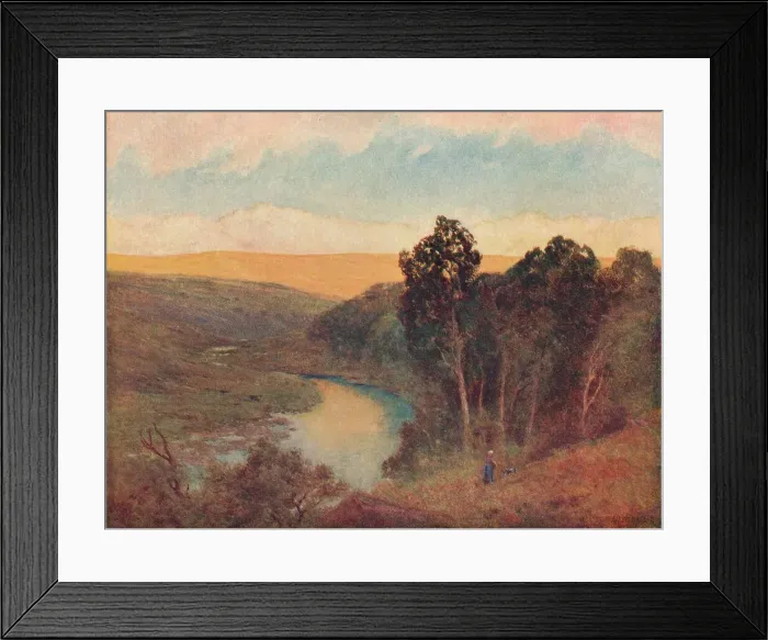 Framed Print : Afternoon Sunshine on the Galloway Hills, c1893. Artist: William Eyre Walker Framed Print : Afternoon Sunshine on the Galloway Hills, c1893. Artist: William Eyre Walker