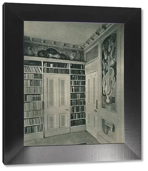 Corner of Mrs. St. John Hutchinsons Drawing Room, Regents Park. Panels by Duncan Grant, 1928