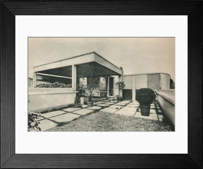 Framed Print : Roof Garden of a Private House at Auteuil. Architects, Le Corbusier and Pierre Jeanneret, 1928. Artists: Pierre Jeanneret, Le Corbusier, Unknown Framed Print : Roof Garden of a Private House at Auteuil. Architects, Le Corbusier and Pierre Jeanneret, 1928. Artists: Pierre Jeanneret, Le Corbusier, Unknown