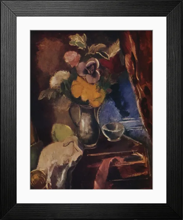 Framed Print : Vase de Fleurs, c1911. Artist: Charles Dufresne Framed Print : Vase de Fleurs, c1911. Artist: Charles Dufresne