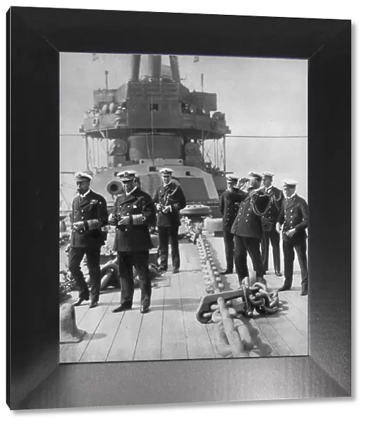 King George V aboard HMS Neptune, 1910s (1935)