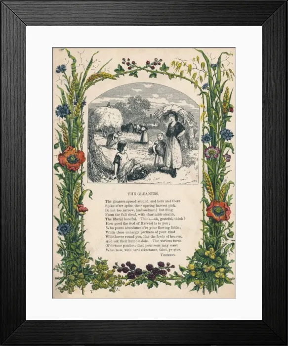 Framed Print : The Gleaners by Thomson, c1900 Framed Print : The Gleaners by Thomson, c1900