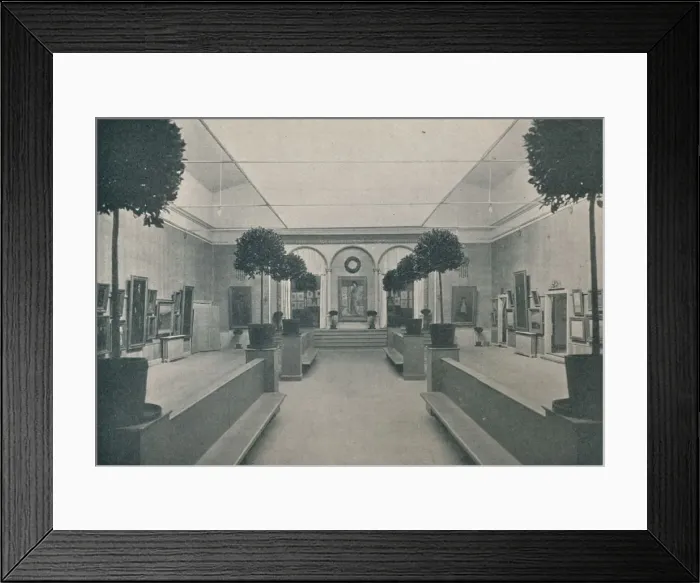 Framed Print : The Whistler Memorial Exhibition, Boston, 1904