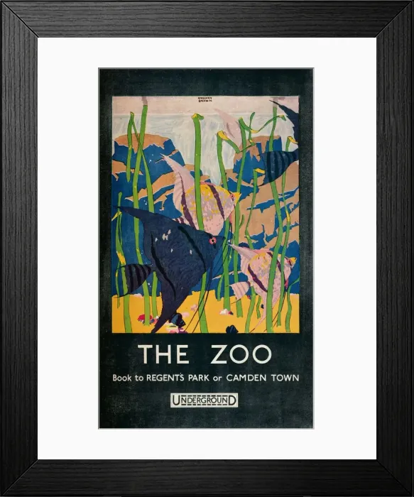 Framed Print : The Zoo, 1924. Artist: Gregory Brown Framed Print : The Zoo, 1924. Artist: Gregory Brown