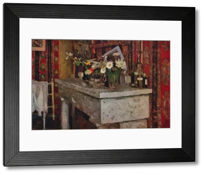 Framed Print : The Mantelpiece, 1905. Artist: Edouard Vuillard Framed Print : The Mantelpiece, 1905. Artist: Edouard Vuillard