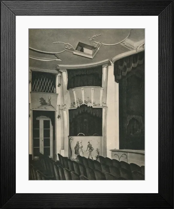 Framed Print : Proscenium and Stage Boxes in the Komodie Theatre, Berlin, c1926 Framed Print : Proscenium and Stage Boxes in the Komodie Theatre, Berlin, c1926