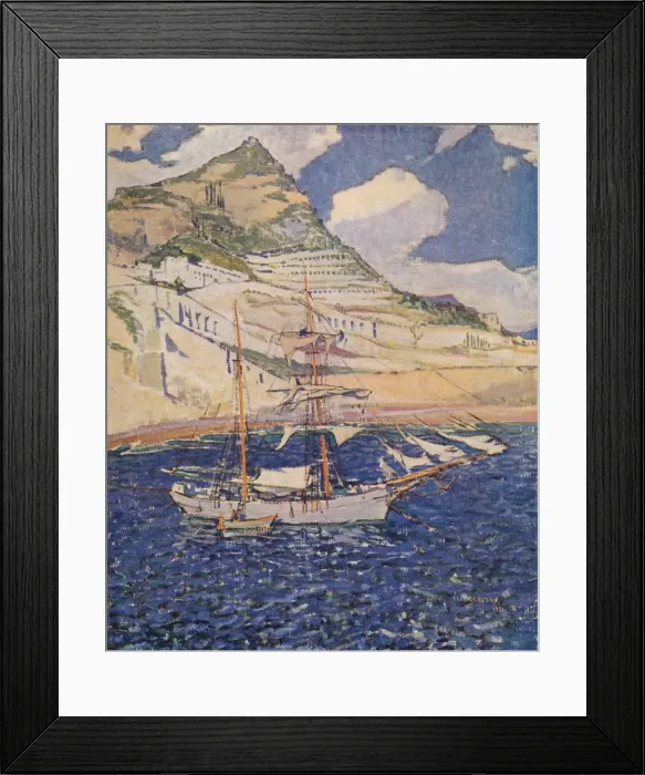 Framed Print : Amalfi, 1921. Artist: Mary McCrossan Framed Print : Amalfi, 1921. Artist: Mary McCrossan