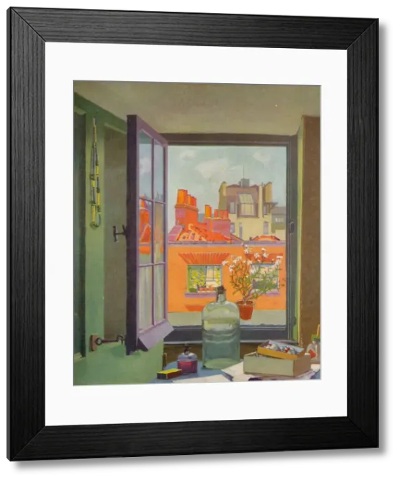 Framed Print : A Window in Warren Street, c1922. Artist: F Gregory Brown Framed Print : A Window in Warren Street, c1922. Artist: F Gregory Brown