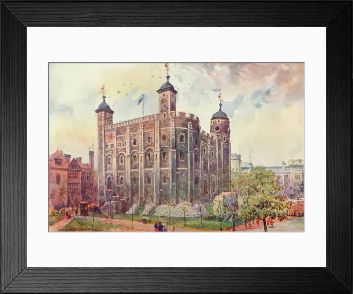 Framed Print : The White Tower, Tower of London, 1906 Framed Print : The White Tower, Tower of London, 1906