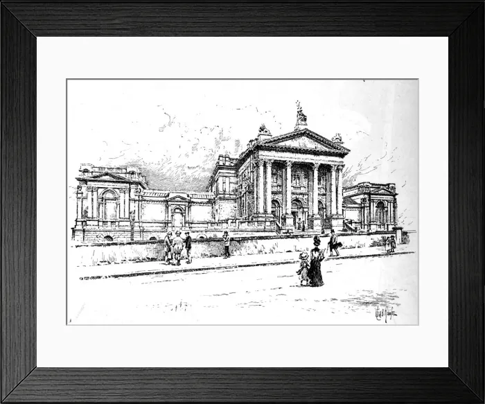 Framed Print : The Tate Gallery (National Gallery of British Art), 1906 Framed Print : The Tate Gallery (National Gallery of British Art), 1906