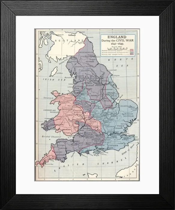 Framed Print : England during the Civil War, 1642-1649 (1905) Framed Print : England during the Civil War, 1642-1649 (1905)