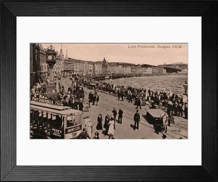 Framed Print : Loch Promenade, Douglas, Isle of Man, c1920 Framed Print : Loch Promenade, Douglas, Isle of Man, c1920