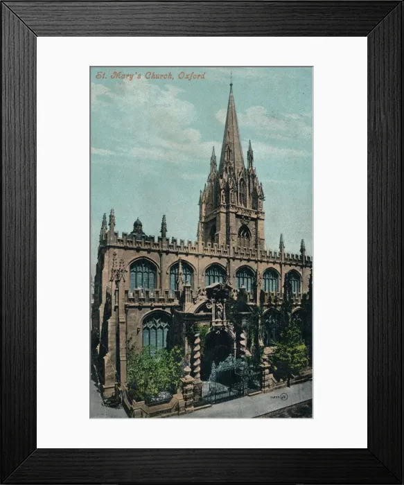Framed Print : St Marys Church, Oxford c1905 Framed Print : St Marys Church, Oxford c1905