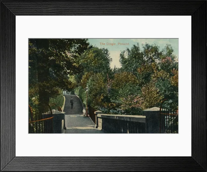 Framed Print : The Dingle, Penarth, Glamorgan, c1905 Framed Print : The Dingle, Penarth, Glamorgan, c1905