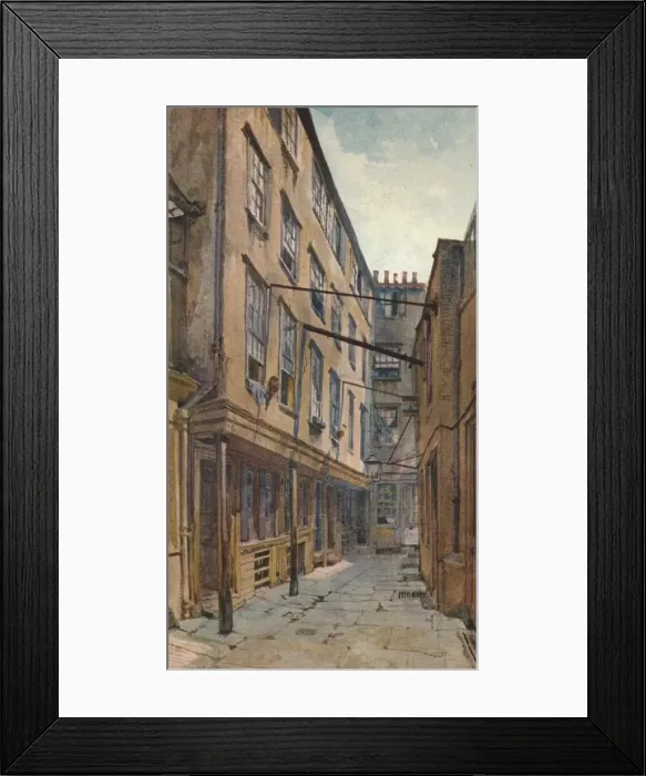 Framed Print : Golden Buildings, Strand, Westminster, London, c1880 (1926). Artist: John Crowther