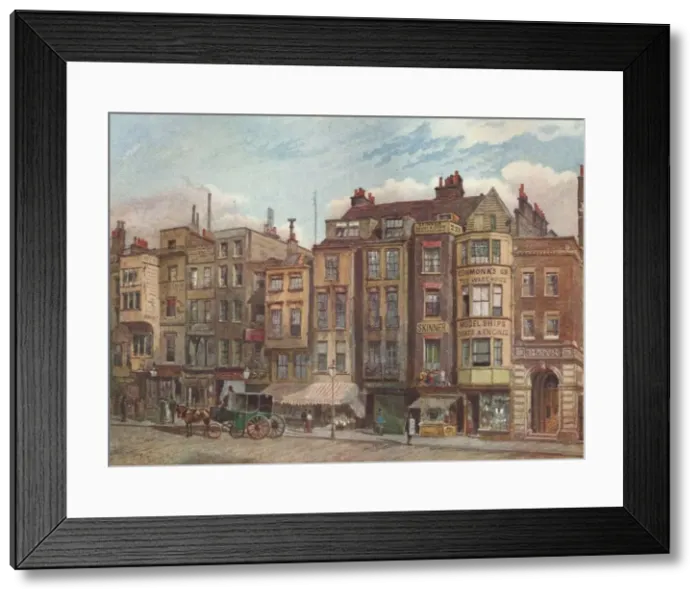 Framed Print : The Strand, Opposite The Law Courts, Westminster, London, 1881 (1926). Artist: John Crowther Framed Print : The Strand, Opposite The Law Courts, Westminster, London, 1881 (1926). Artist: John Crowther