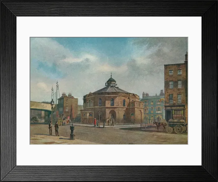 Framed Print : The Surrey Chapel, Blackfriars Road, no 196 Blackfriars Road, Southwark, London, 1881 (1926). Artist: John Crowther Framed Print : The Surrey Chapel, Blackfriars Road, no 196 Blackfriars Road, Southwark, London, 1881 (1926). Artist: John Crowther