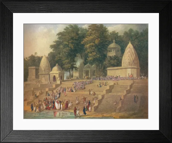 Framed Print : A Hindu Custom Now Suppressed: Preparations for a Suttee, 1908 Framed Print : A Hindu Custom Now Suppressed: Preparations for a Suttee, 1908