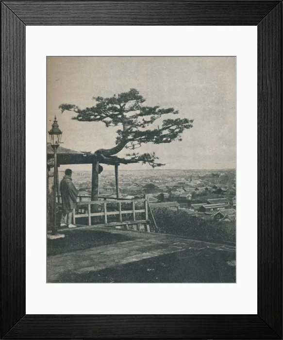 Framed Print : Overlooking modern Tokyo, the capital of Japan, 1907 Framed Print : Overlooking modern Tokyo, the capital of Japan, 1907