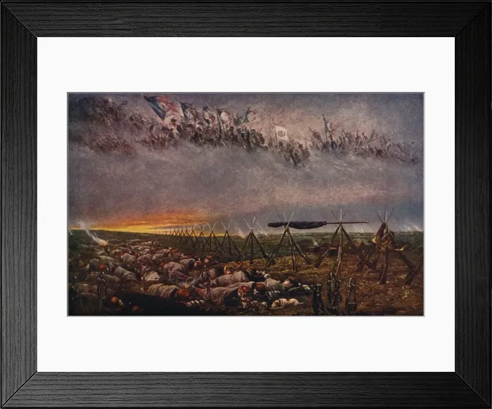 Framed Print : The Dream, 1888, (1909). Artist: Jean Baptiste Edouard Detaille Framed Print : The Dream, 1888, (1909). Artist: Jean Baptiste Edouard Detaille