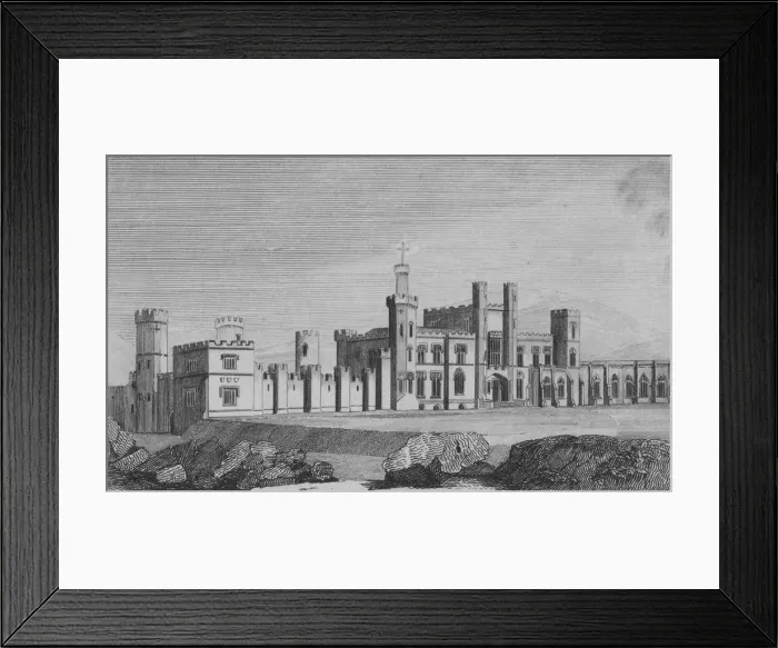 Framed Print : Castle Freke, the Seat of John Evans Freke, Lord Carbery, c1820