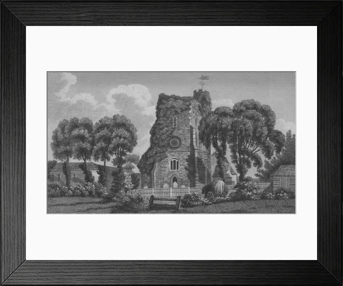 Framed Print : North Mims, 1806. Artist: A Warren Framed Print : North Mims, 1806. Artist: A Warren