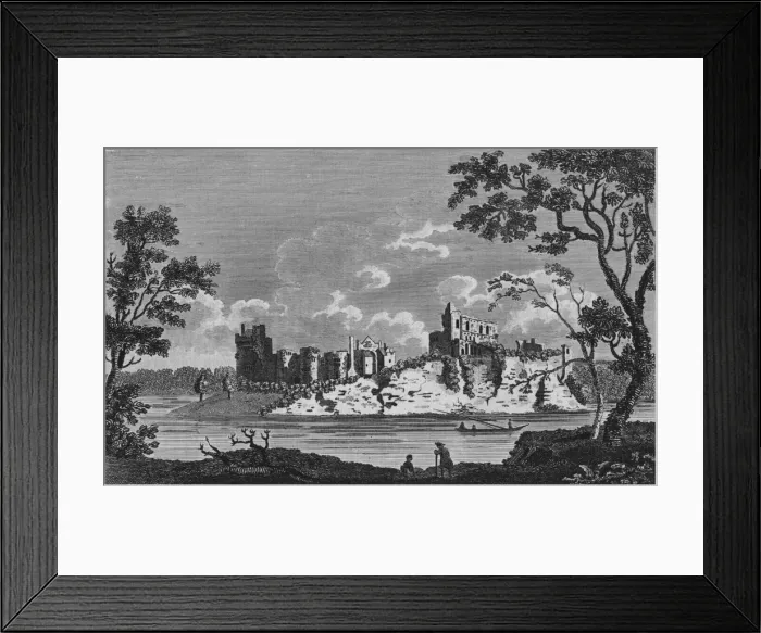 Framed Print : Chepstowe Castle, c19th century