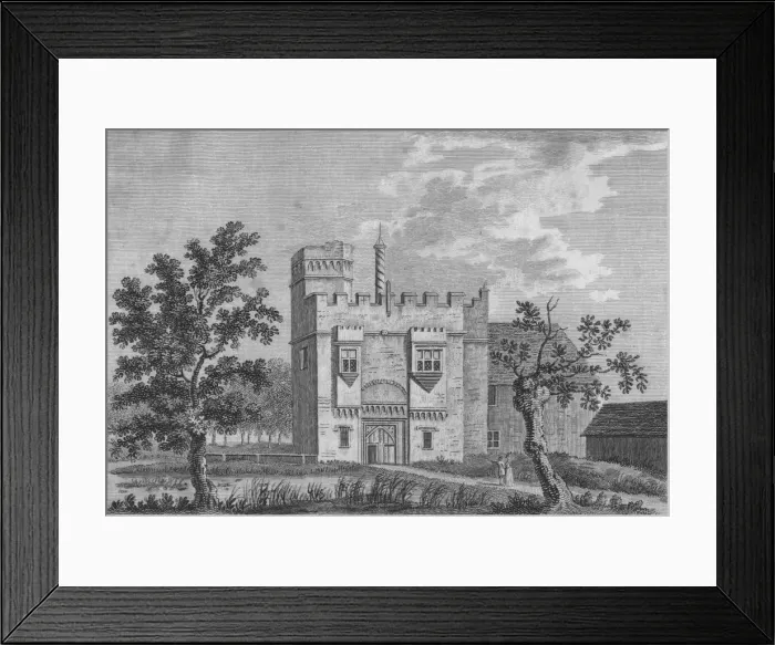 Framed Print : Rye House, Hertfordshire, 1784. Artist: Sparrow Framed Print : Rye House, Hertfordshire, 1784. Artist: Sparrow