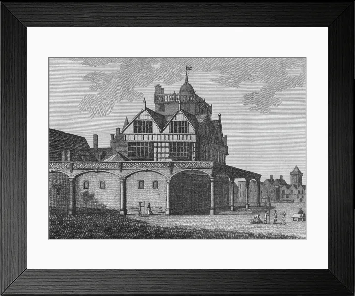 Framed Print : Council House, Salisbury, 1786. Artist: James Newton Framed Print : Council House, Salisbury, 1786. Artist: James Newton