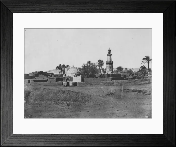 Framed Print : Haute Egypte: Mosquee Et Tombeau De Mourad Bey, c1850. Artist: Maxime du Camp Framed Print : Haute Egypte: Mosquee Et Tombeau De Mourad Bey, c1850. Artist: Maxime du Camp