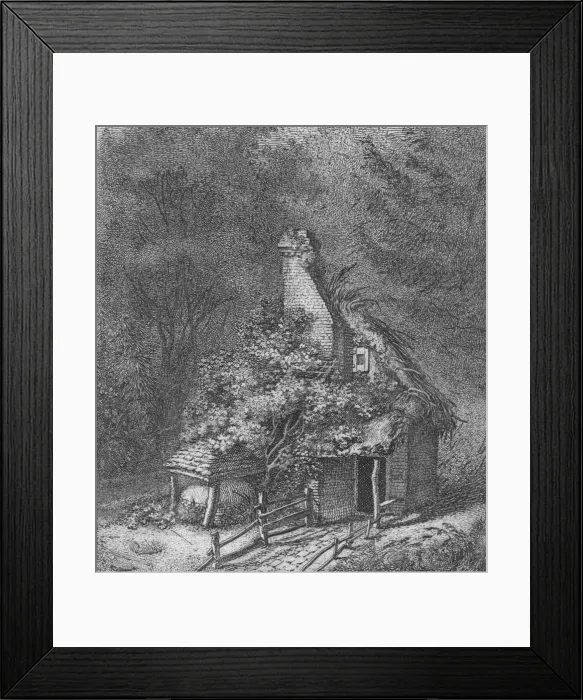 Framed Print : At Clandon, Surrey, 1797. Artist: John Thomas Smith Framed Print : At Clandon, Surrey, 1797. Artist: John Thomas Smith