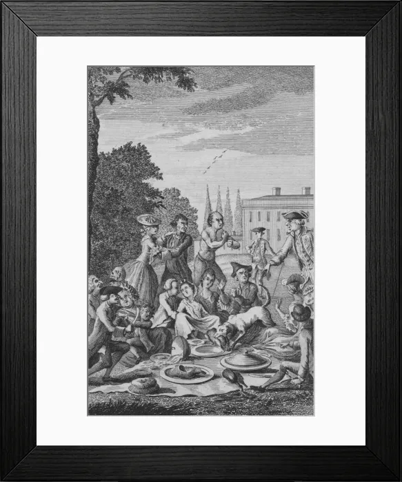 Framed Print : The Citizens Fete Champetre, c1770 Framed Print : The Citizens Fete Champetre, c1770