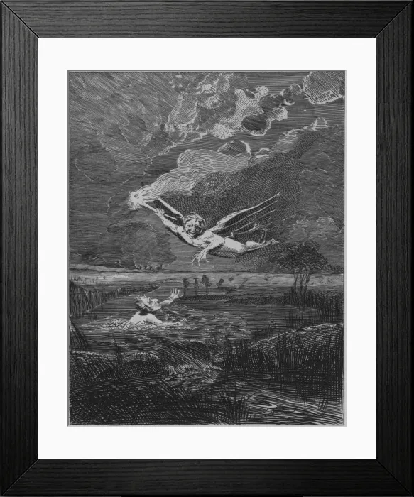 Framed Print : Will O the Wisp, c19th century Framed Print : Will O the Wisp, c19th century