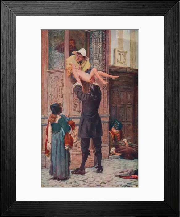 Framed Print : Reduced from the Plague, London, 1665 (1905) Framed Print : Reduced from the Plague, London, 1665 (1905)