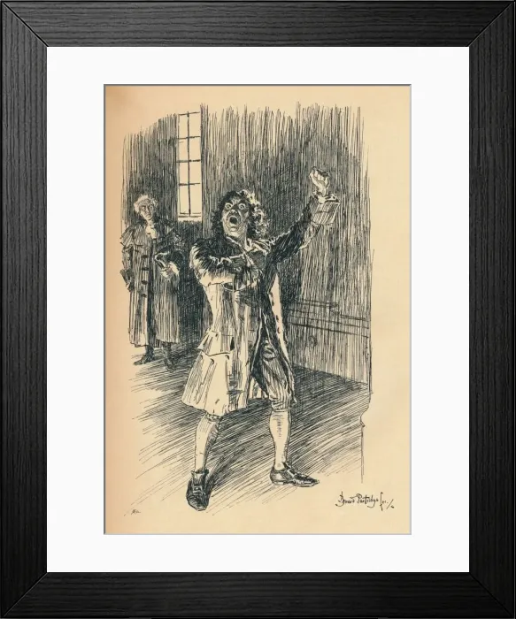 Framed Print : The Actor, c1899. Artist: Bernard Partridge Framed Print : The Actor, c1899. Artist: Bernard Partridge