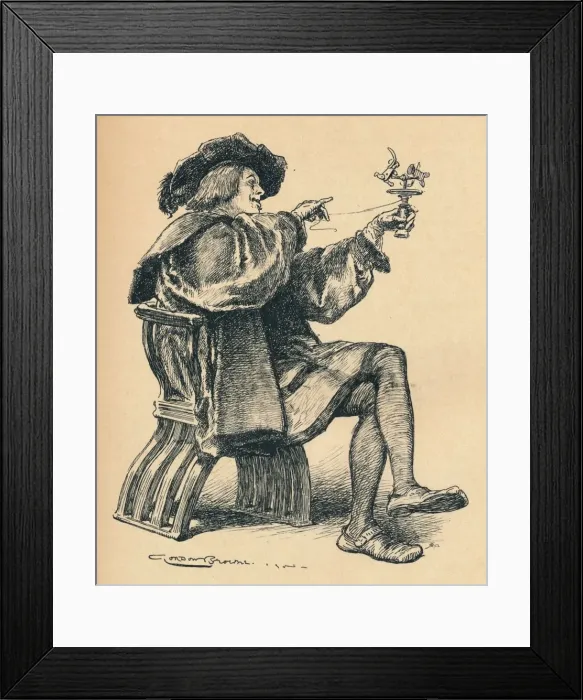 Framed Print : The Puppets, c1900. Artist: Gordon Frederick Browne Framed Print : The Puppets, c1900. Artist: Gordon Frederick Browne